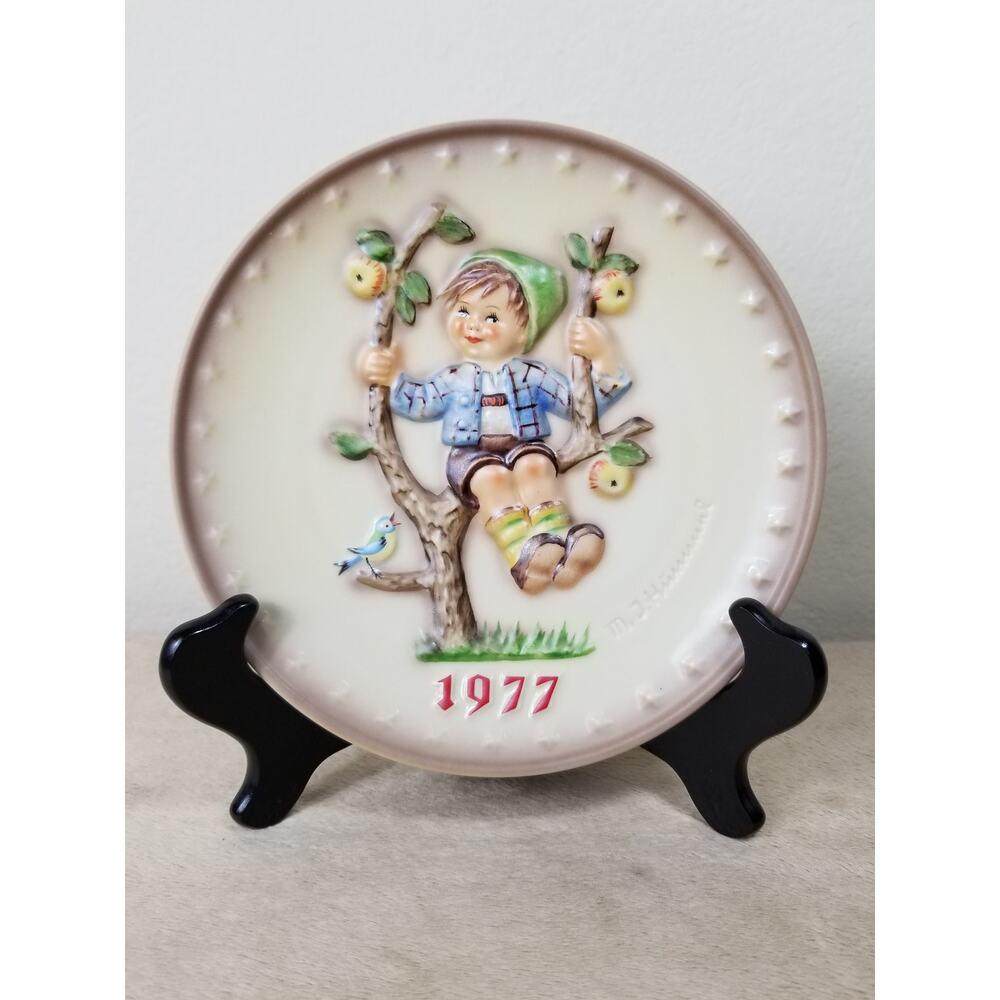 Hummel 7th Annual Plate 1977 Goebel Hand Painted Hum 270 West Germany Vintage